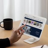 Polosmart PSM145 Telefon Tablet Standı 360° Ayarlanabilir 1000g Taşıma Kapasiteli Beyaz