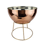 Cuvesta Şef Tipi El Yapımı Bakır Meyve Salata Kasesi 26×12cm-1mm