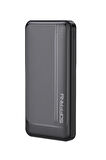 20.000 mAh P.Bank  2 Type-C + 1 USB Çıkışlı Siyah