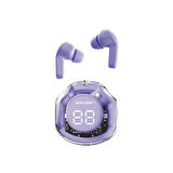 TWS Bluetooth Kulaklık Bileklik  Lila