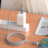 HM-280-012 HM-280-012 USB-C to USB-C 60W Warm LED Şarj ve Data Kablosu – 1 Metre