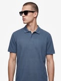 Pamuklu Pike Kumaş Kısa Kollu Polo Yaka Baskılı Slim Fit Tişört