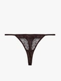 Rahat Kalıp Çiçekli Dantelli String Külot