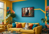 Nova Puzzle 1000 Parçalı Pencere Önündeki Siyah Kedi Puzzle - 41202