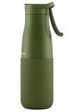 Puccon 500 ml Pipetli Haki Çelik Matara/Termos - Silikon Gövdeli (Plus) - 50012