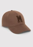 M Logo Nakışlı Kahverengi Şapka 1912255-70387