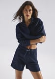 LEILA SHORT Mavi Edition Keten Karışımlı Rinse Jean Şort 1421136-A4228