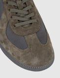 Hakiki Dana Deri Haki Erkek Casual Sneaker Ayakkabı