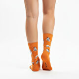 Silver Cat Socks – Desenli Unisex Soket Çorap