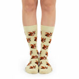 Squirrel Socks – Desenli Unisex Soket Çorap