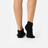 GOST LİRİA- Erkek Bambu  Siyah Patik Çorap 4 lü Paket