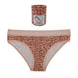 Gost Liria- Leopard Desenli Kadın Slip Külot