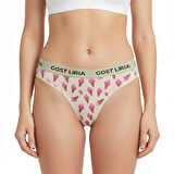 İce Cream Desenli Kadın String Külot