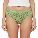  Tortoise Desenli Kadın Slip Külot