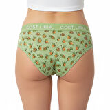  Tortoise Desenli Kadın Slip Külot