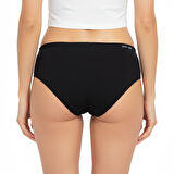  Premium Bambu Kadın Slip – 6’lı  Paket Siyah