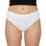  Premium Bambu Kadın Slip – 6’lı  Paket Beyaz