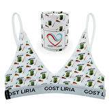 - Macha Desenli Kadın Bralet