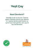 Canbakkal Yeşil Çay 100 Gr / Katkısız Dökme Yaprak Yeşil Çay