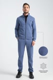 İndigo Kışlık Erkek Eşofman Takımı Thermosoft Teknolojisi Içi Kuzu Görünümlü Regular Kalıp İNDİGO xl