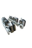 Proalet Duşakabin Tekeri, Krom 8’li Takım, 24 mm Çap, Alt Üst Takım, Cam, Kabin Tekerleği, Dayanıklı Yedek Parça (Gri)