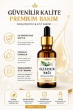 Gliserin Yağı 50 ml Aromatik Bakım Yağı Cilt Nemlendirme Saç Bakım Yumuşak ve Pürüzsüz Görünüm Premium Bakım