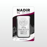 AltınDenizi Nadir 50 Gram Gümüş 999.9 Külçe Gümüş