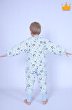 Babyhola 2-9 Yaş 2.5 Tog Elyaf Dolgulu Çocuk Uyku Tulumu Unisex Uzun Kollu Uyku Tulumu