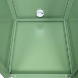 Alfafonet Ziglat Serisi Kilitli Metal Home Office Dolabı Metal Kapaklı Yeşil (RAL 6018) 450x1500x450 mm