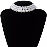 Cam İnci 3’lü Set Choker Kolye