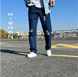 Yırtık Detay Baggy Jean