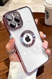 iPhone 13 Pro Kılıf Köşeleri Renkli Şeffaf Kamera Korumalı Silikon Luxury Kapak
