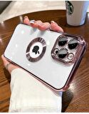 iPhone 13 Pro Kılıf Köşeleri Renkli Şeffaf Kamera Korumalı Silikon Luxury Kapak