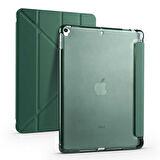 Apple iPad Pro 10.5 (7.Nesil) Kılıf Kalem Bölmeli Standlı Smart Cover 