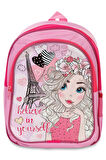Mikro Muggle Paris Girl İlk okul Çantası ve Beslenme Çantası 2li Set Pembe