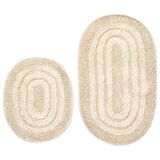 ALANUR HOME TRİO BUKLE COTTON 2'Lİ PASPAS TAKIMI CAPPUCİNO