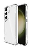 Galaxy S24 Plus Kılıf Kamera Çıkıntılı Lüx Şeffaf Silikon 