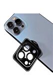 Apple iPhone 14 Pro Max Uyumlu CL-09 ​​​​Kamera Lens Koruyucu Kolay Takma Aparatlı