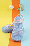 Günlük Sandalet Dolgu Topuklu Sandalet Kız Çocuk Sandaleti Renkli Sandalet Özel Tasarım Sandalet