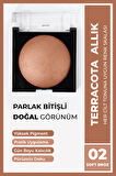 Terracota Allık 10 gr 02 Soft Bronz, Kolay Dağılım, Topaklanmaz, Ince-pürüzsüz Doku, Canlı Görünüm