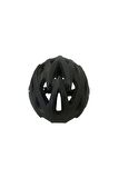 Mat Siyah M Beden Işıklı Unisex Kask 2021 Mv29