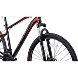Kron TX75 28 Jant 21 Vites 46 Cm Hidrolik Disk Fren Trekking Bisikleti- Siyah-Füme-Kırmızı