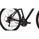 Kron TX75 28 Jant 21 Vites 46 Cm Hidrolik Disk Fren Trekking Bisikleti- Siyah-Füme-Kırmızı