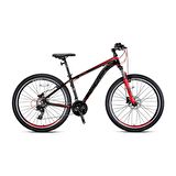 Kron XC-100 27.5 Jant 21 Vites 46 Cm Hidrolik Disk Fren Dağ Bisikleti-Siyah-Füme-Kırmızı
