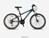 VORTEX 4.0 - 24  MTB - 14' - 21 Vites - V.B. - Mat Siyah-Gri/Mavi