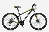 VORTEX 4.0 - 24 MTB - 14' - 21 VİTES - M.DISC - MAT SİYAH-GRİ/NEON SARI
