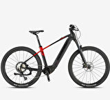 MAKALU - 29  - MTB 17' - 12 Vites - Elektrikli - H.Disc - Mat Siyah - Siyah/Kırmızı