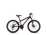 VORTEX 4.0 - 26  MTB - 14' - 21 Vites - M.DISC - Mat Siyah-Gri/Kırmızı