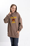 Unisex Kenya West - The College Dropout Baskı Kapşonlu Sweatshirt