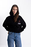 Unisex SPIRIT Baskı Kapşonlu Sweatshirt